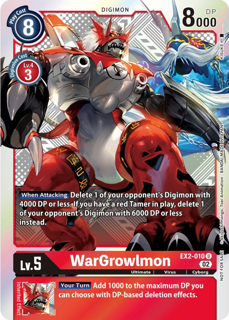 Image for WarGrowlmon (Xros Encounter Pre-Release) [Digital Hazard]