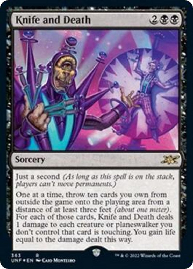 Knife and Death Galaxy Foil (363) [UNF]