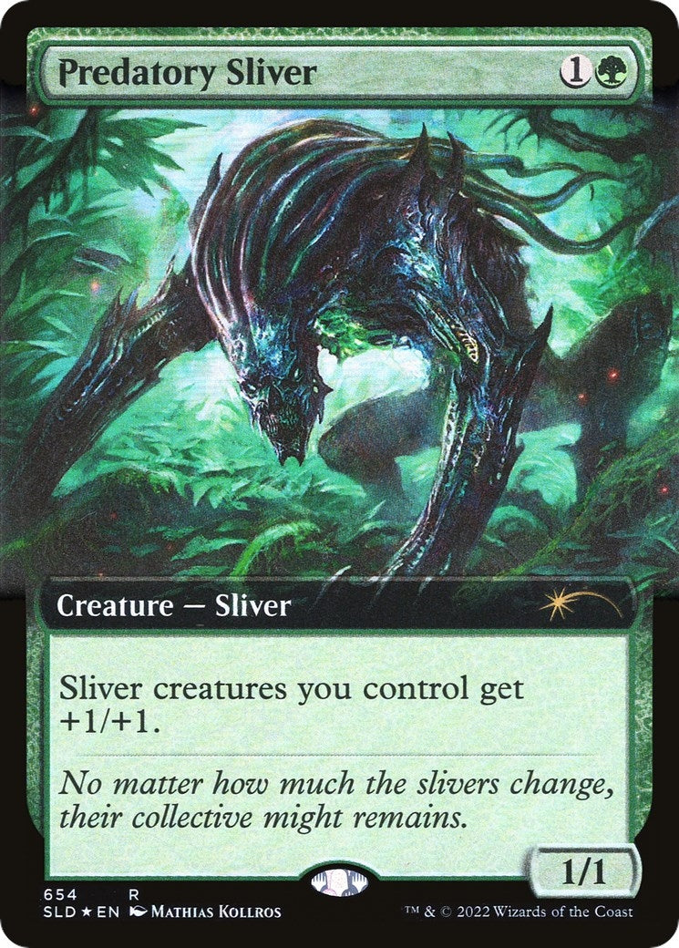 Predatory Sliver Extended Art (654) [SLD]