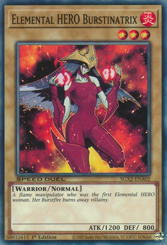 Elemental HERO Burstinatrix (SGX2-ENA02) [SGX2]