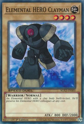 Elemental HERO Clayman (SGX2-ENA03) [SGX2]