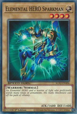 Elemental HERO Sparkman (SGX2-ENA04) [SGX2]