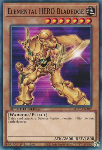 Elemental HERO Bladedge (SGX2-ENA09) [SGX2]
