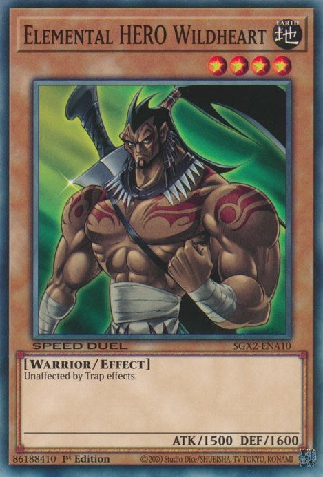 Elemental HERO Wildheart (SGX2-ENA10) [SGX2]