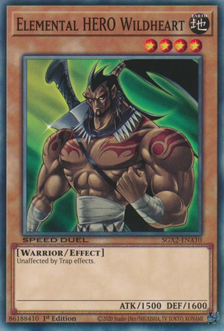 Elemental HERO Wildheart (SGX2-ENA10) [SGX2]