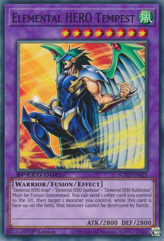 Elemental HERO Tempest (SGX2-ENA21) [SGX2]
