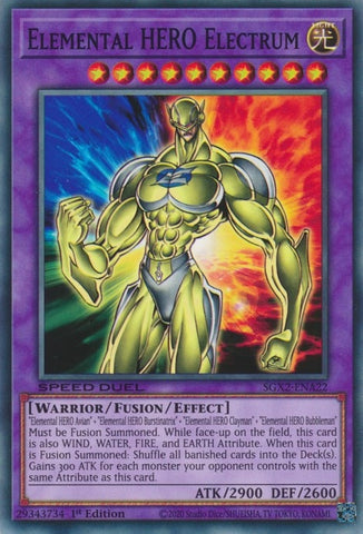 Elemental HERO Electrum (SGX2-ENA22) [SGX2]