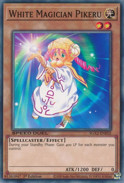 White Magician Pikeru (SGX2-ENE02) [SGX2]