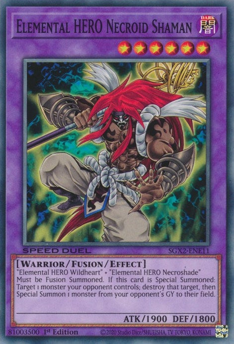 Elemental HERO Necroid Shaman (SGX2-ENE11) [SGX2]