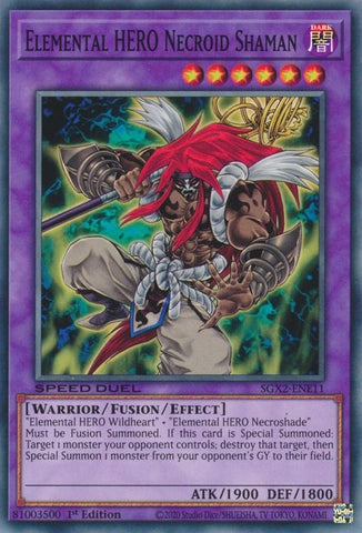 Elemental HERO Necroid Shaman (SGX2-ENE11) [SGX2]