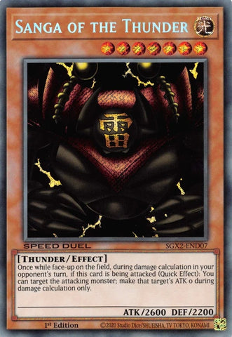 Sanga of the Thunder Secret Rare (SGX2-END07) [SGX2]
