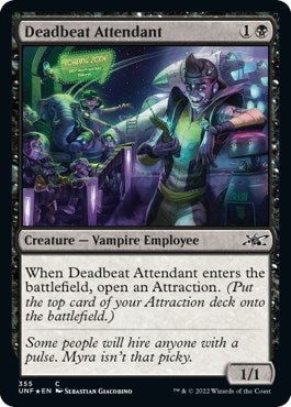 Deadbeat Attendant Galaxy Foil (355) [UNF]