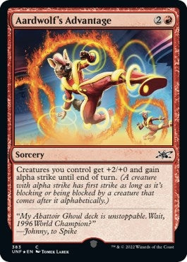 Aardwolfs Advantage Galaxy Foil (383) [UNF]