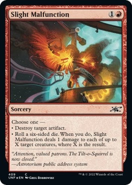 Slight Malfunction Galaxy Foil (409) [UNF]