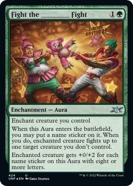 Fight the _______ Fight Galaxy Foil (424) [UNF]