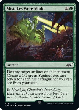 Mistakes Were Made (Galaxy Foil) [Unfinity]