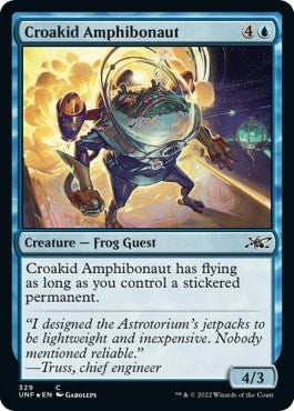 Croakid Amphibonaut Galaxy Foil (329) [UNF]