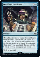 Decisions Decisions Galaxy Foil (330) [UNF]
