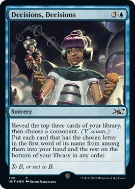 Decisions Decisions Galaxy Foil (330) [UNF]