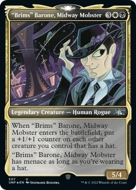 Brims Barone Midway Mobster Showcase Galaxy Foil (507) [UNF]