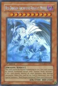 Red Dragon Archfiend Assault Mode Ghost Rare (CRMS-EN004) [CRMS]