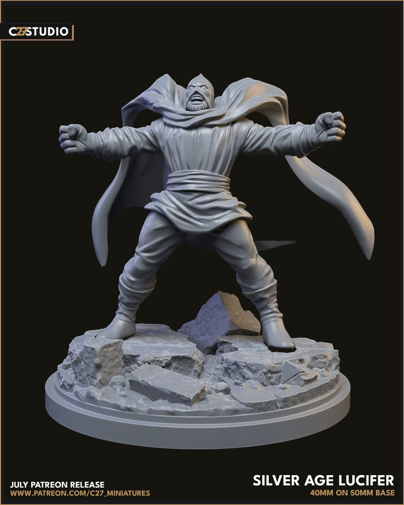 Silver Age Lucifer - Marvel MCP-Compatible Resin Miniature