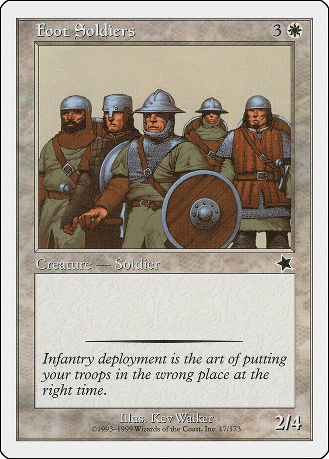 Foot Soldiers (17) [S99]