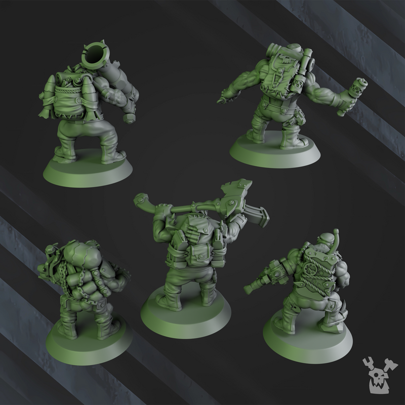 Blak Orks Mob | DakkaDakka | Grim Dark | Fantasy | One Page Rules