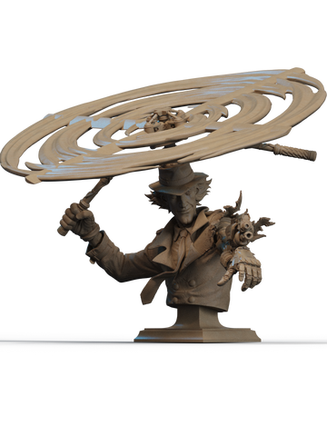 Inspector Gadget Resin Bust - view 1
