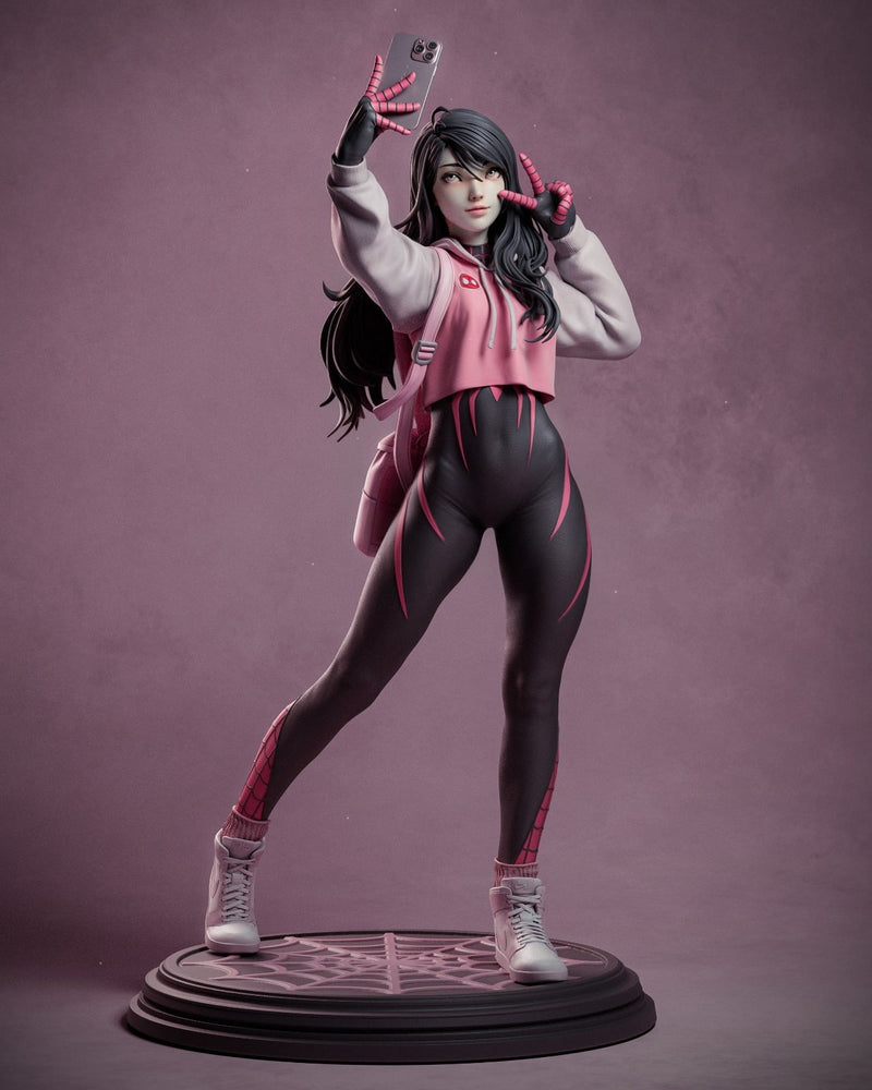 Spidergirl Resin Statue - view 2