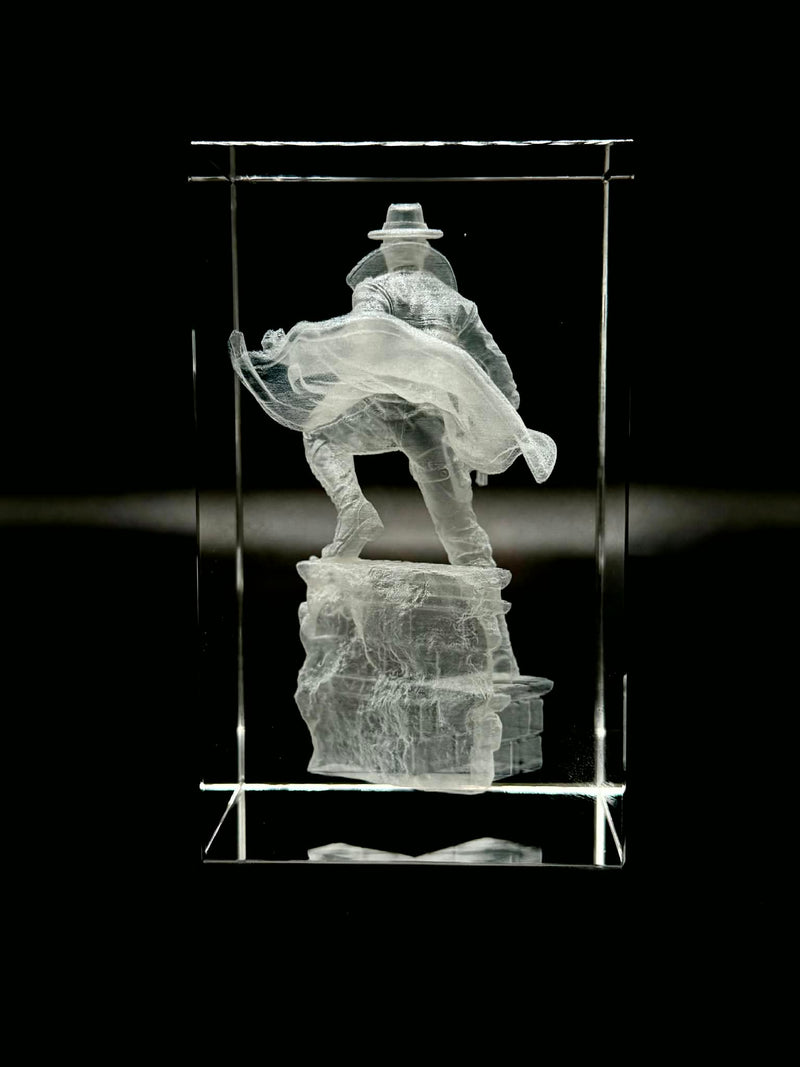 Marvel-Inspired 3D Laser Engraved Crystal – K9 Optical Glass Collectible Display