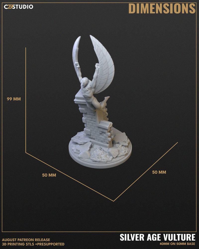 Silver Age Vulture - Marvel MCP-Compatible Resin Miniature