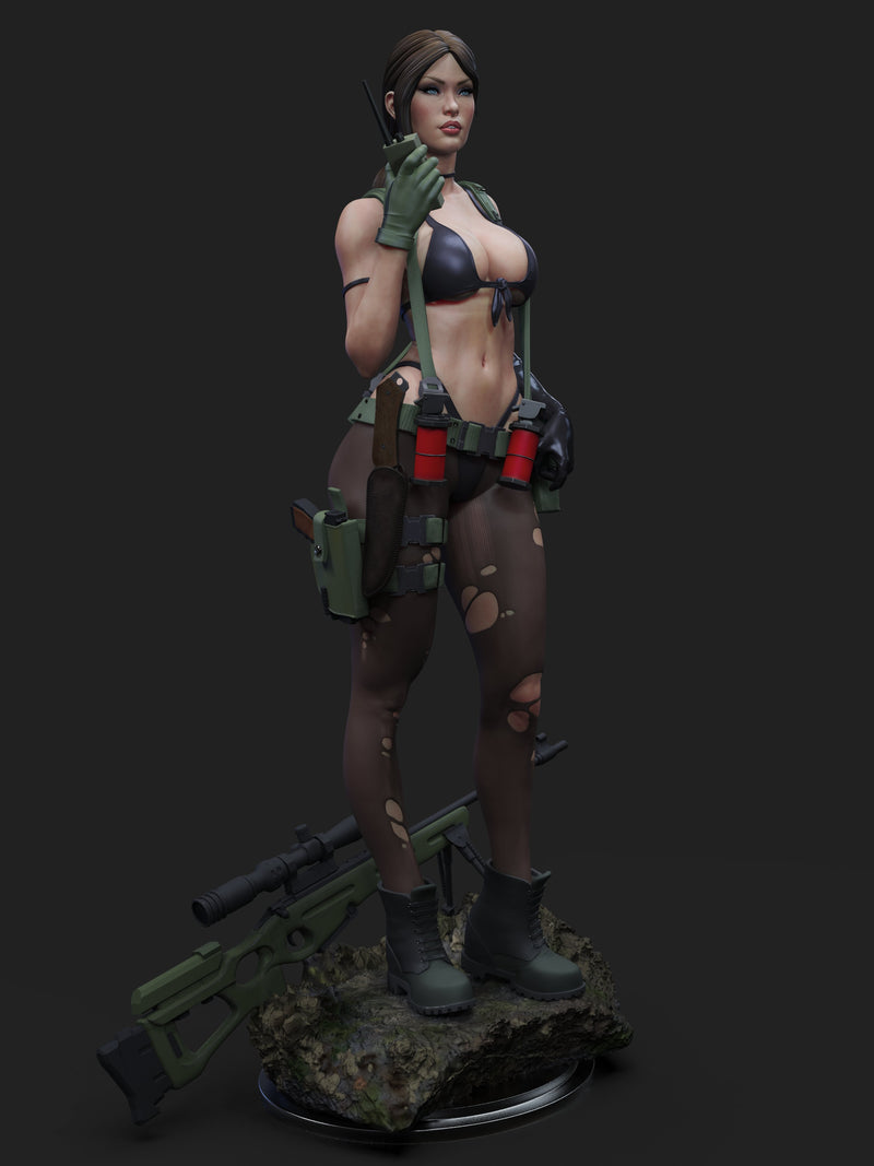 Quiet Resin Statue - view 5