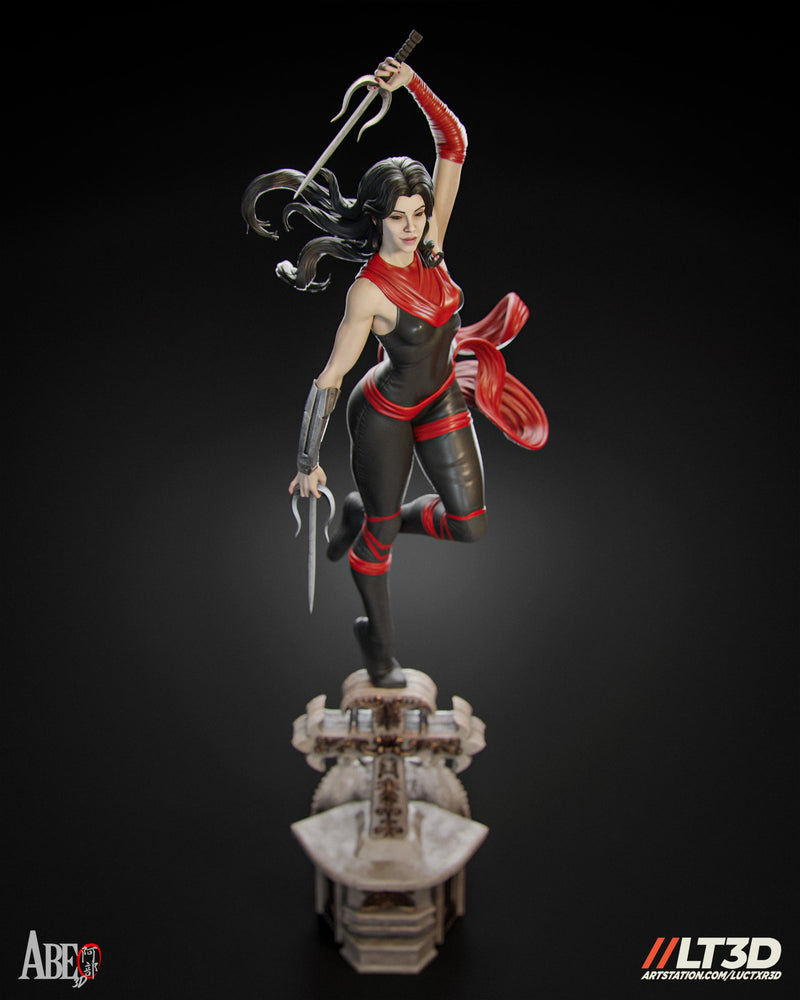Elektra LT3D Resin Statue - view 7
