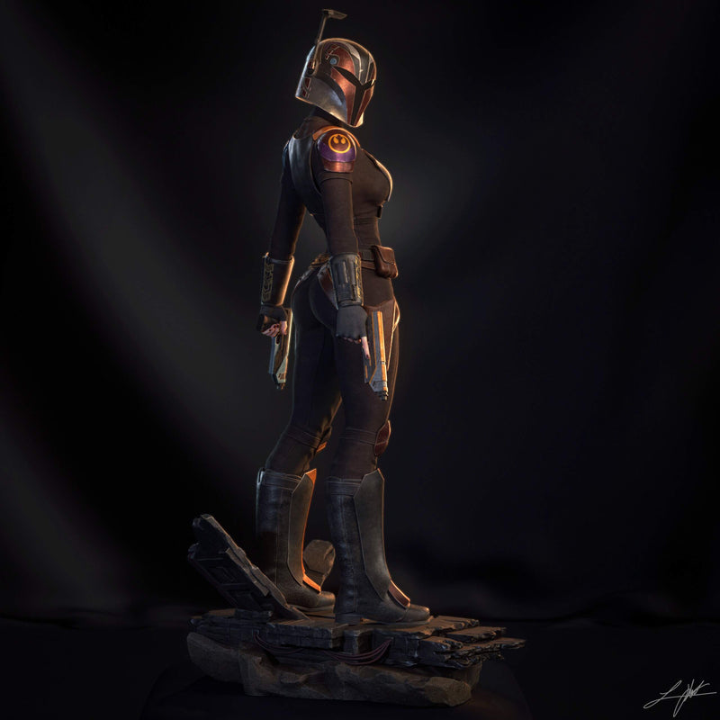 Sabine Wren Resin Statue - view 4