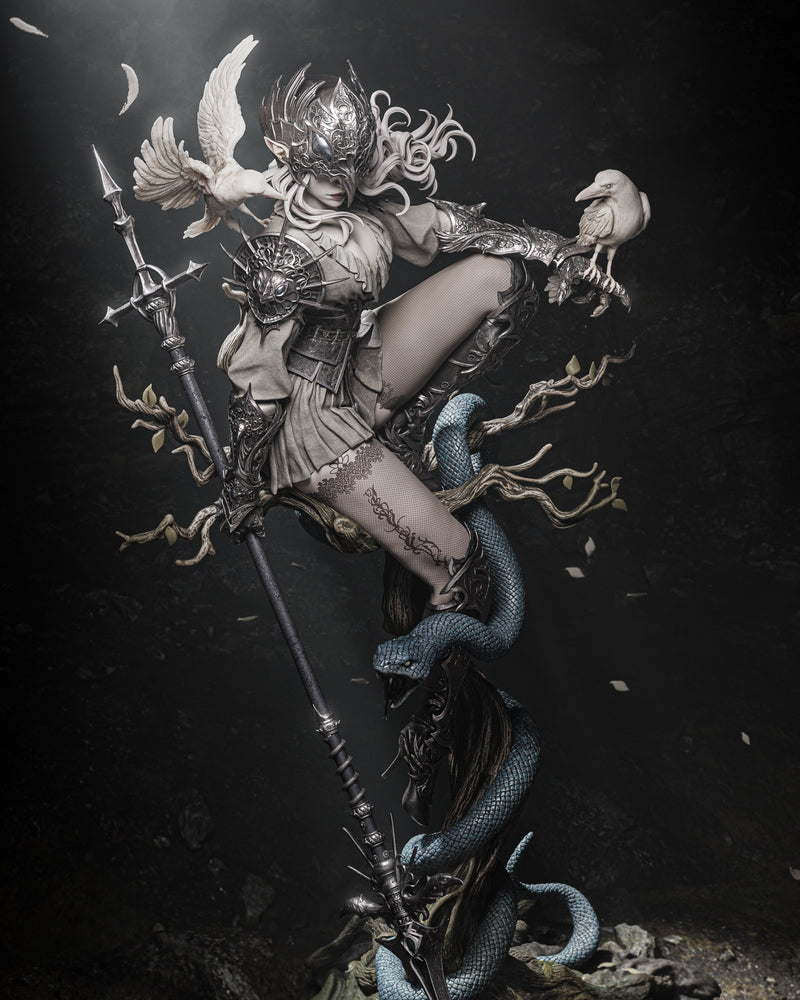 Lenora Queen of Crows Resin Statue - view 5