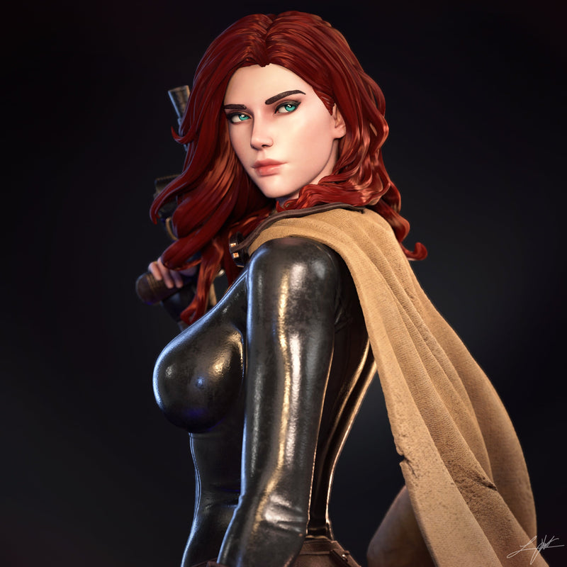 Mara Jade Resin Statue - view 5
