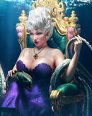 Ursula Resin Statue - view 1