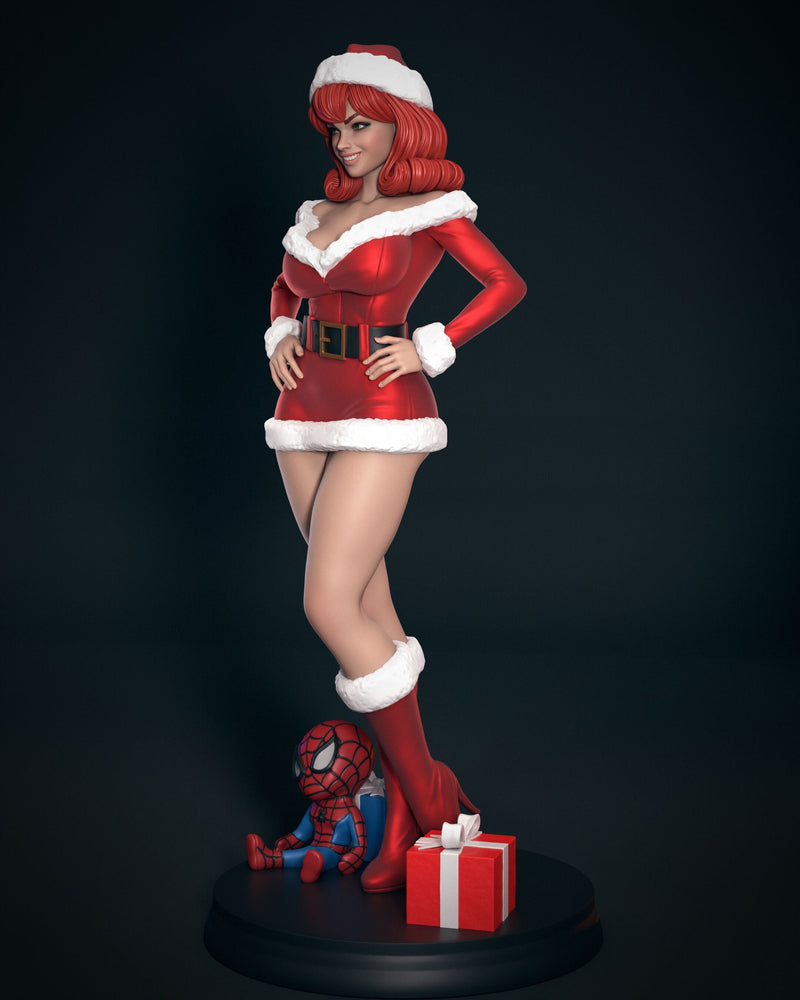 Mary Jane Mrs. Claus Resin Statue - view 6