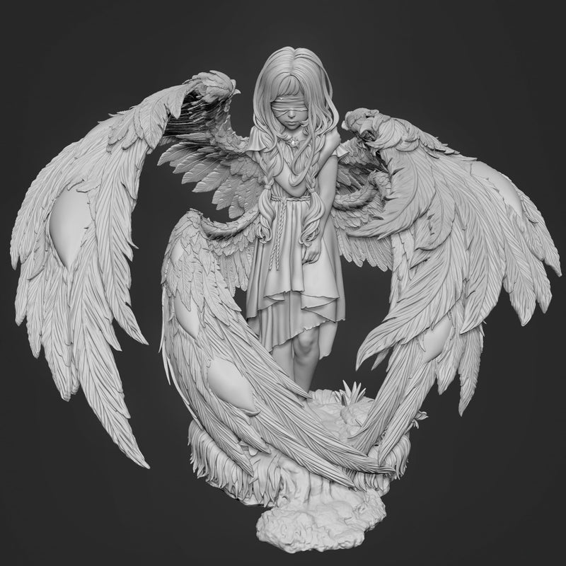 Seraphin Resin Statue - view 7