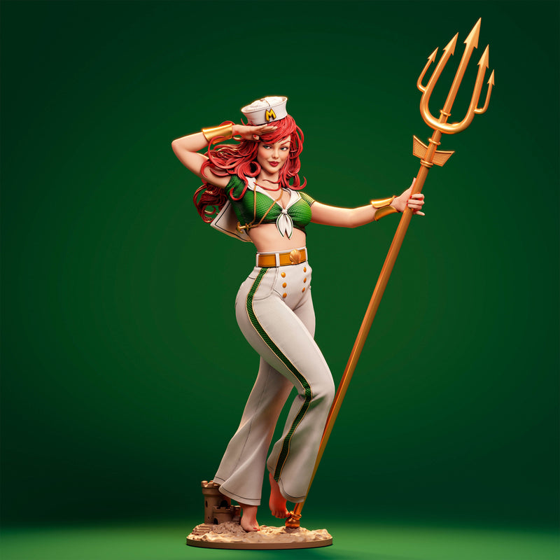 Mera Bombshell Resin Statue - view 7