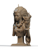Blood Moon Diana Resin Bust - view 3