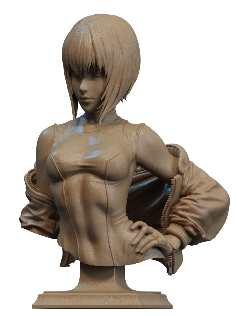 Motoko Kusanagi Resin Bust - view 2