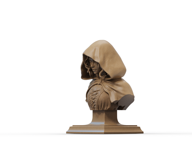 Red Riding Hood Resin Bust - view 5