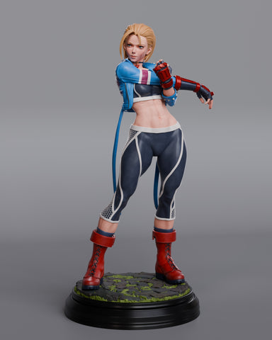 Cammy SF6 Resin Statue - view 1