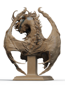 Dragon Lady Resin Bust - view 4