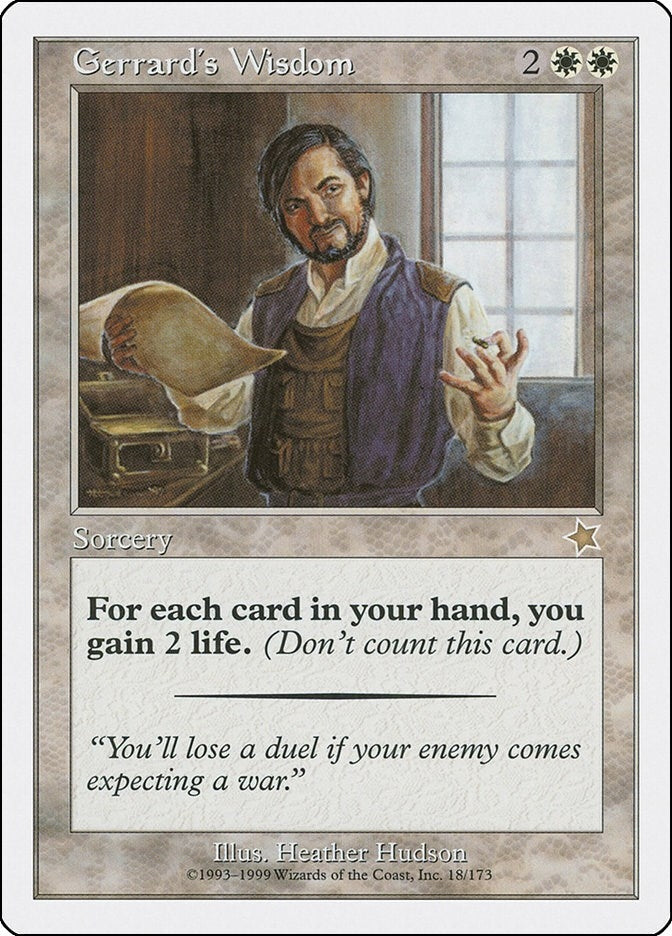 Gerrards Wisdom (18) [S99]
