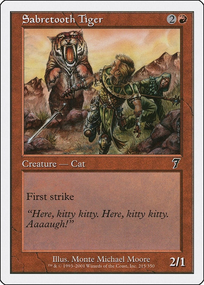 Sabretooth Tiger [Seventh Edition]