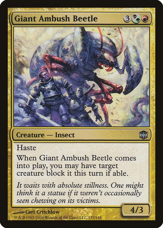 Giant Ambush Beetle (137) [ARB]
