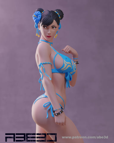 Chun-Li Bikini Resin Statue - view 1